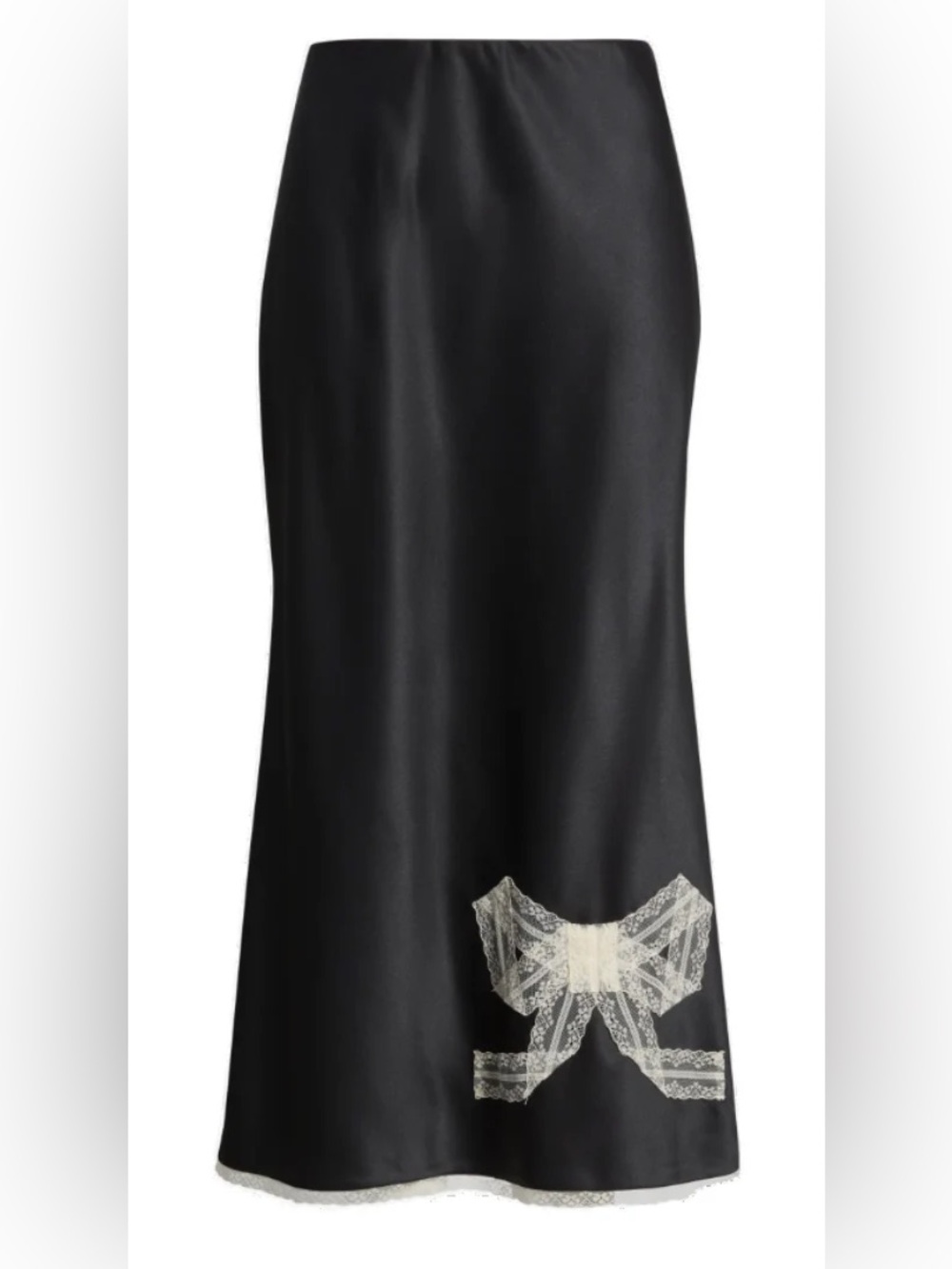 LOVESHACKFANCY - VALLIS SKIRT IN BLACK